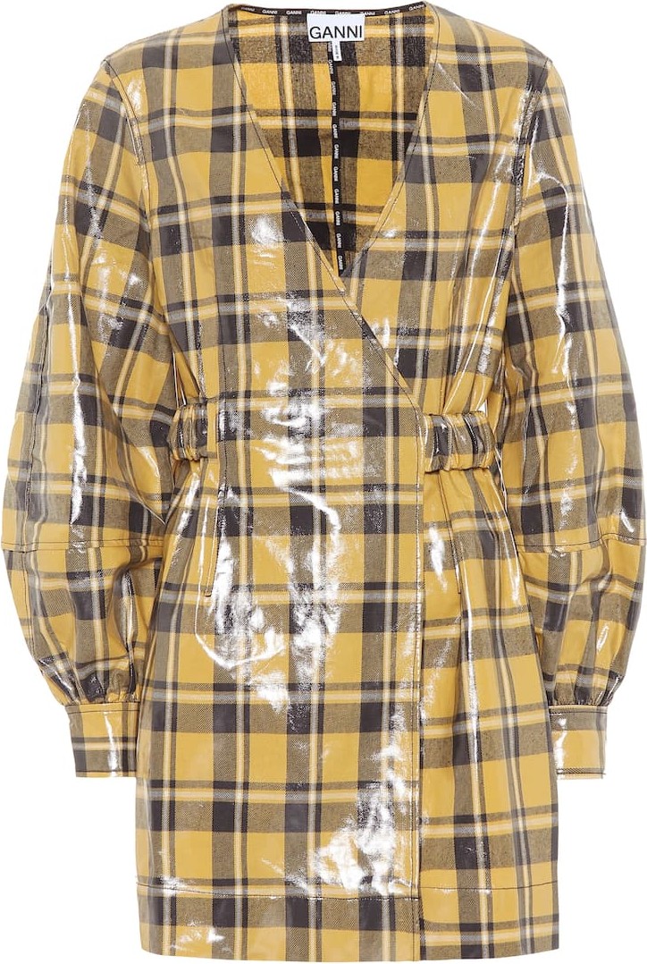 Ganni Checked minidress