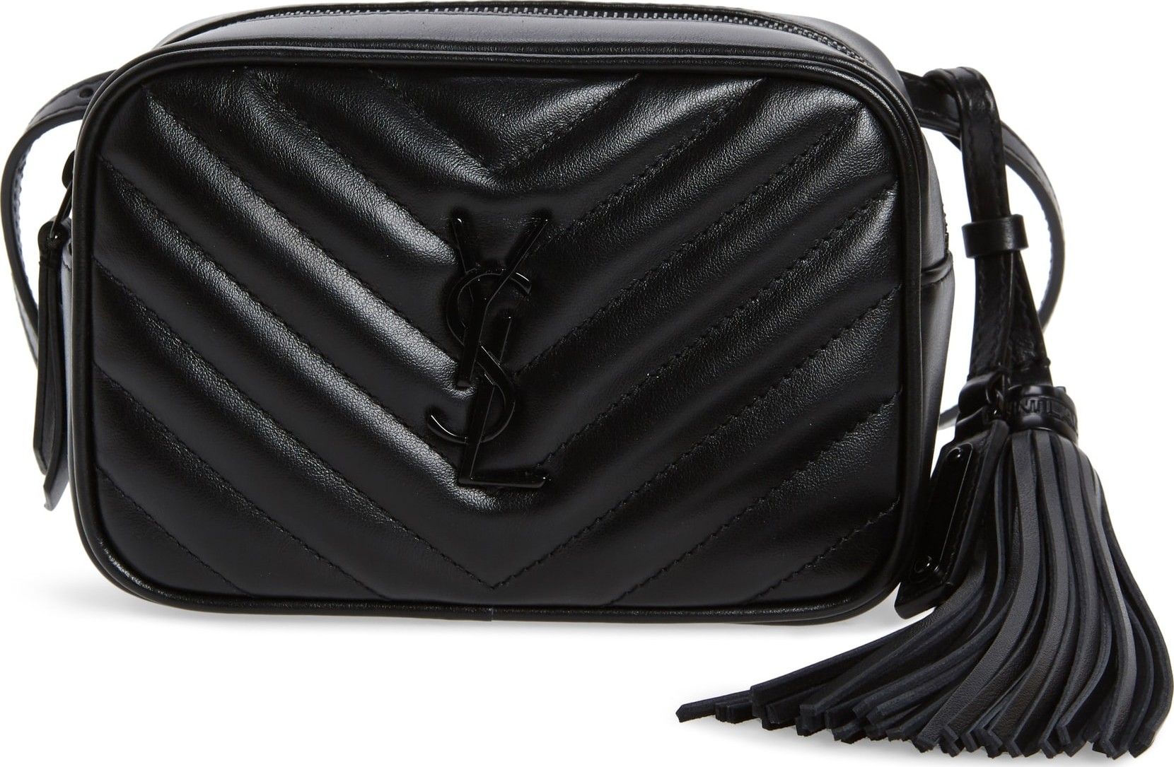 Saint Laurent Lou Matelassé Leather Belt Bag