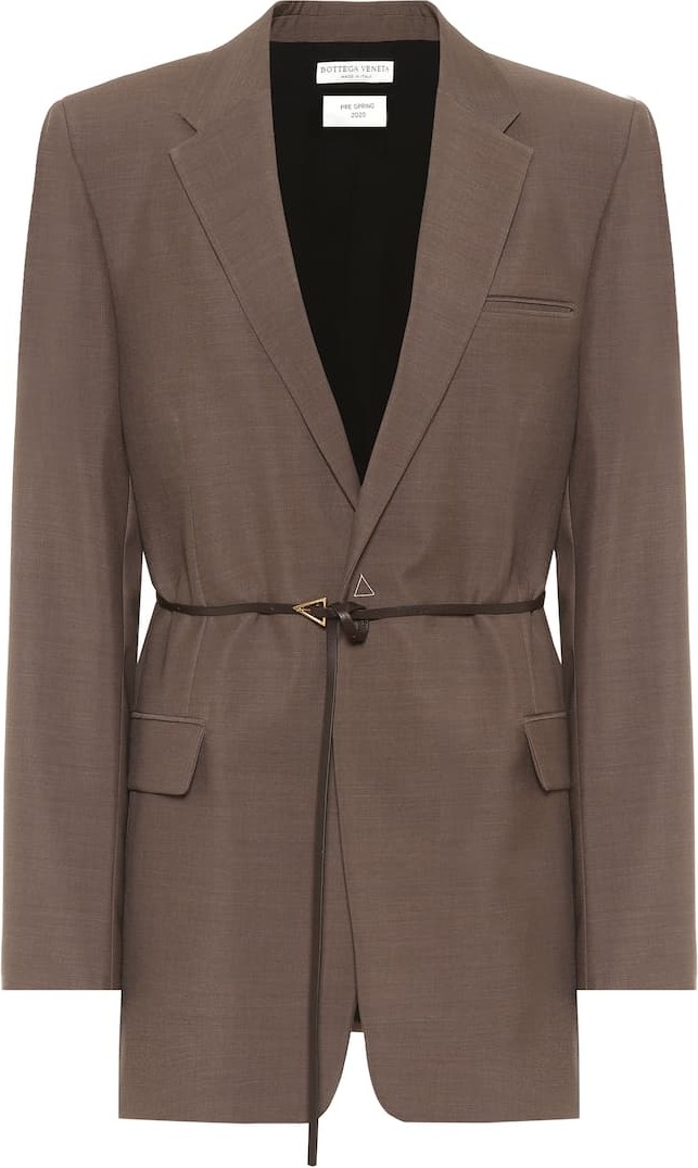 Bottega Veneta Belted wool blazer
