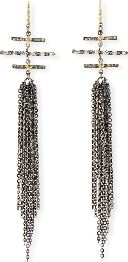 Armenta Old World Multi-Bar & Chain Earrings