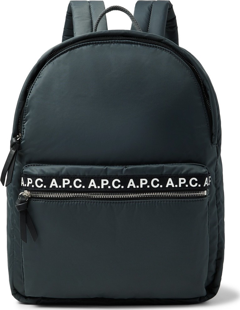 A.P.C. Logo-Print Nylon Backpack