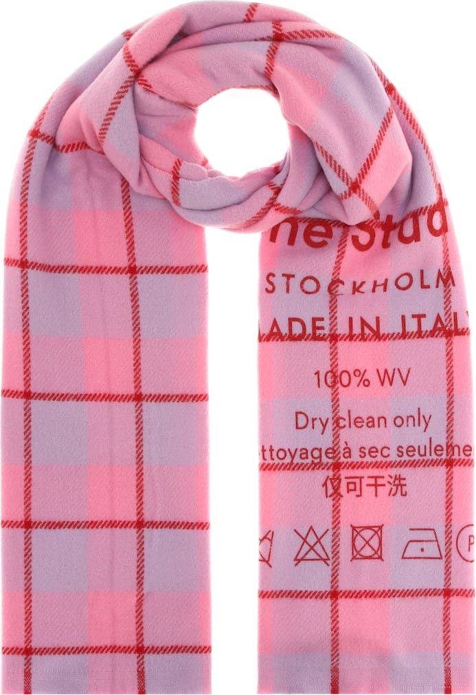 Acne Studios Checked wool scarf