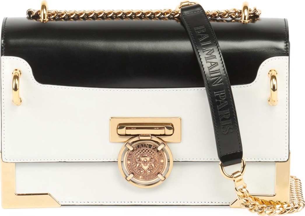 Balmain Box 25 Colorblock Crossbody Bag