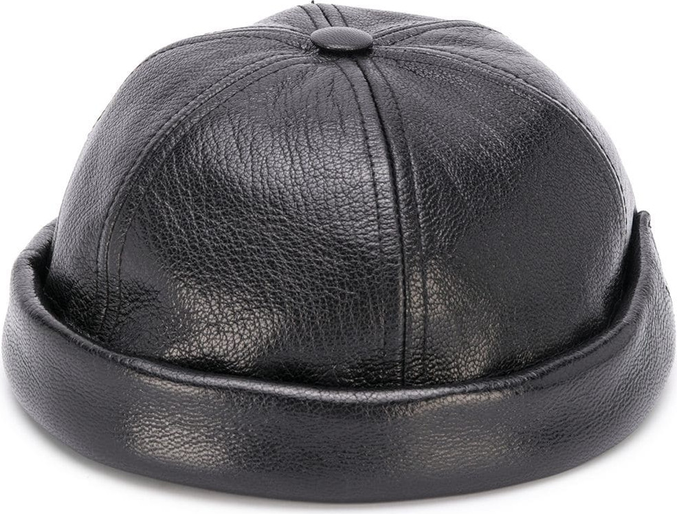 Junya Watanabe MAN - Leather brimless cap