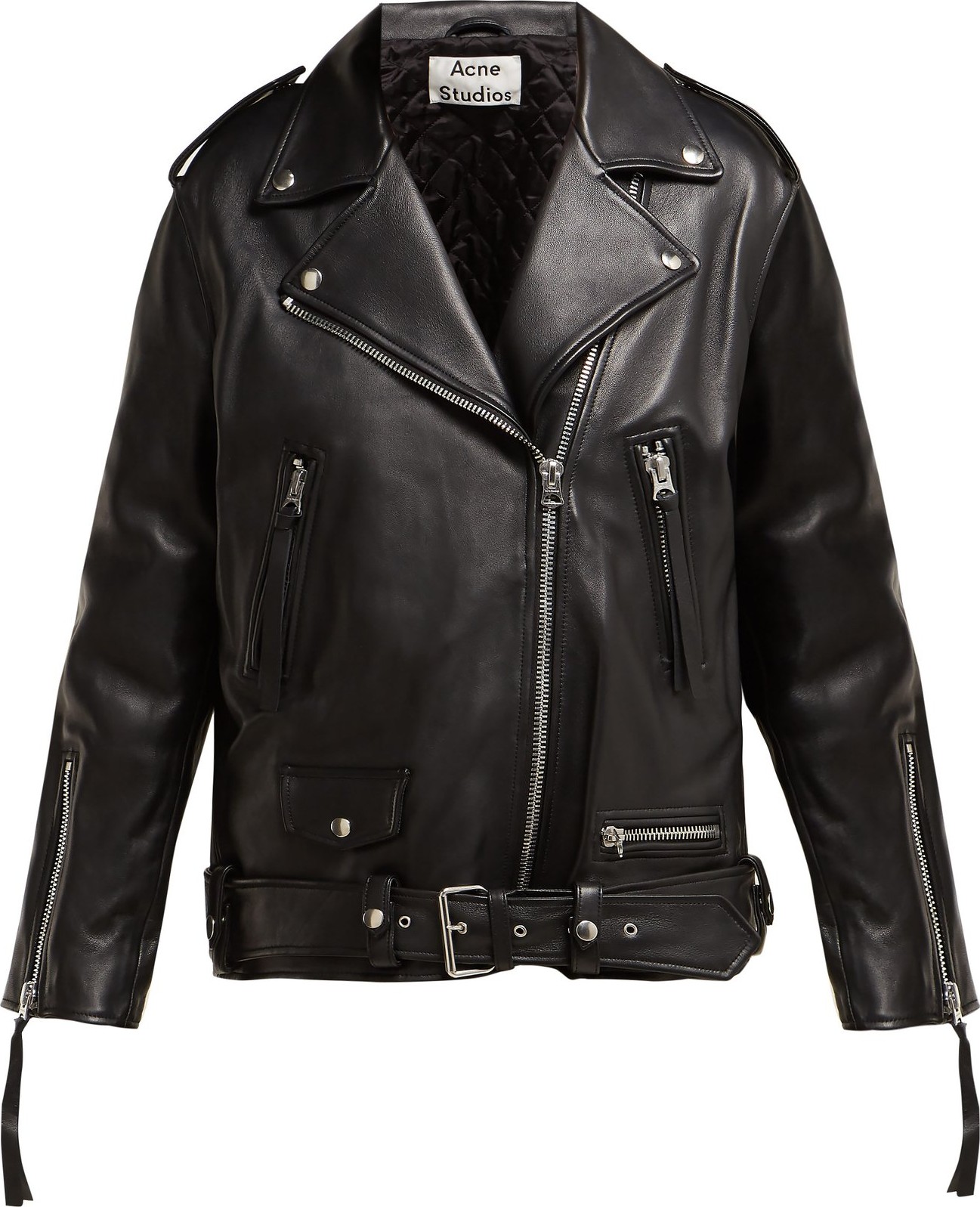 Acne Studios Myrtle leather biker jacket