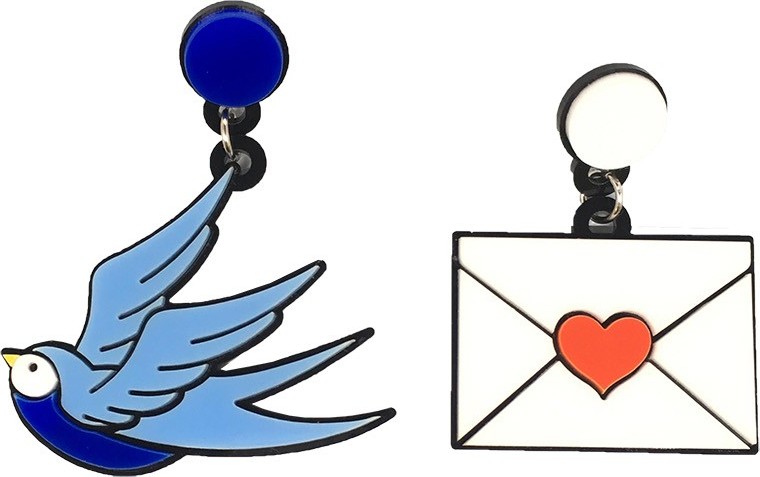 Yazbukey Love Letter Earrings