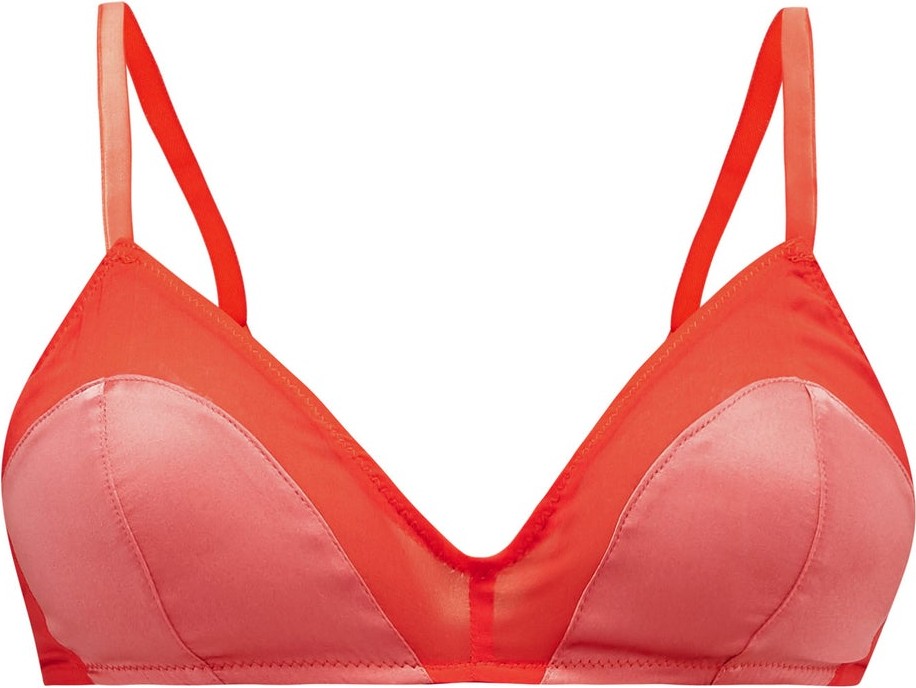 Araks Beatrice silk-blend chiffon and satin bralette