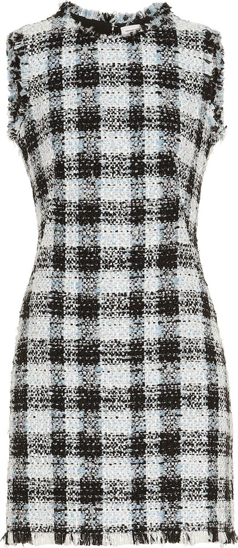 Alexander McQueen Tweed minidress