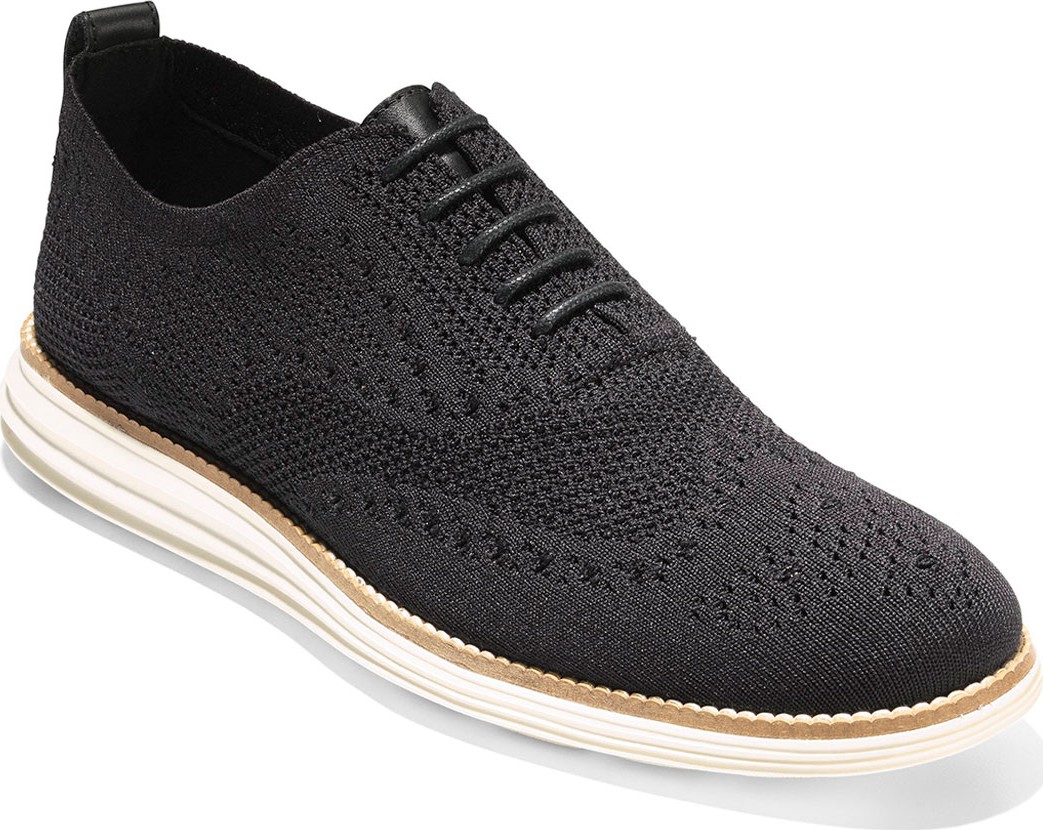 Cole Haan Men's ZeroGrand Knit Oxford Sneakers, Black