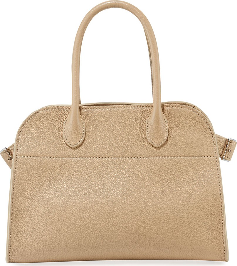 THE ROW Margaux 10 Grained Calf Leather Top-Handle Bag