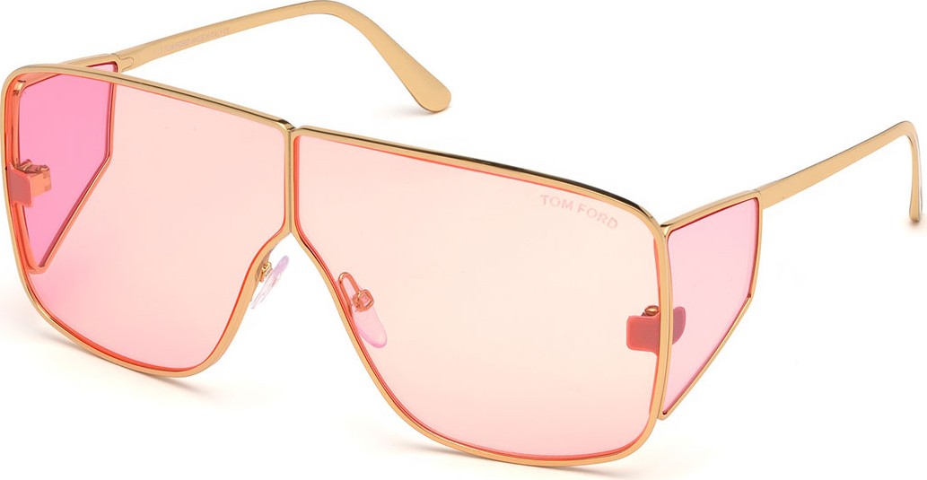 TOM FORD Spector Metal Shield Sunglasses