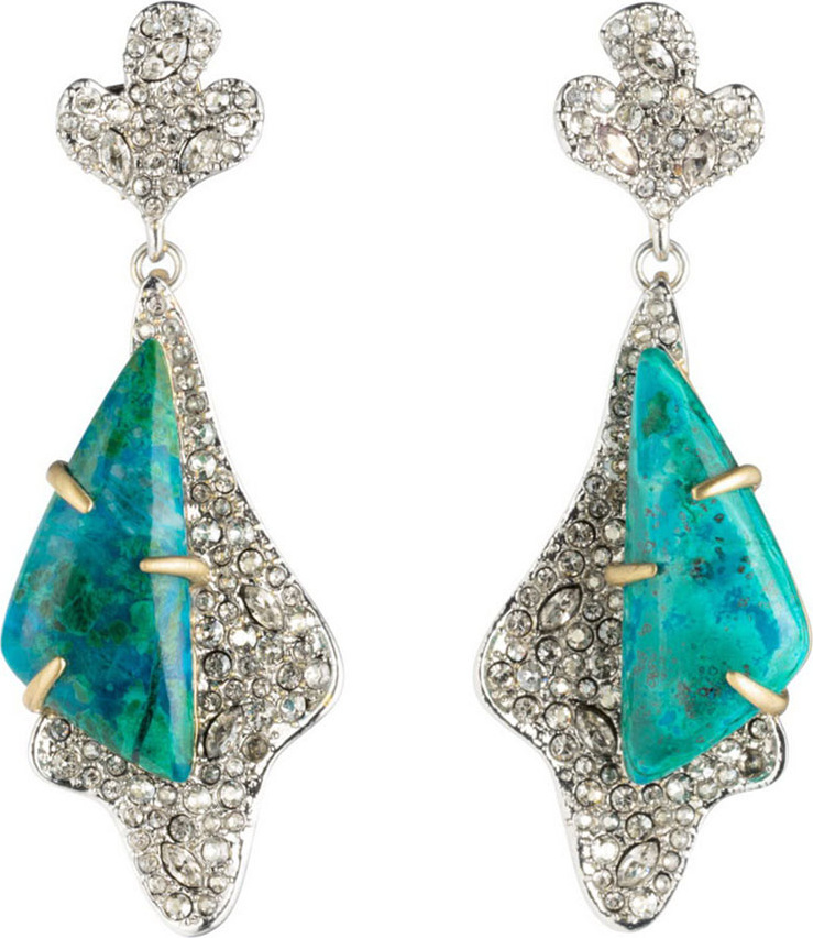 Alexis Bittar Crystal Encrusted Roxbury Drop Earrings