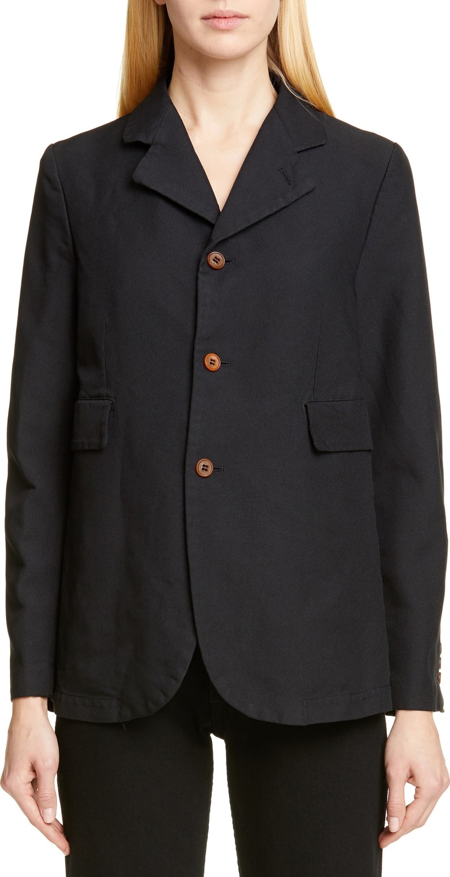 Comme Des Garcons Twill Blazer