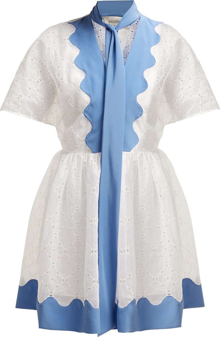 Valentino Cotton Eyelet dress