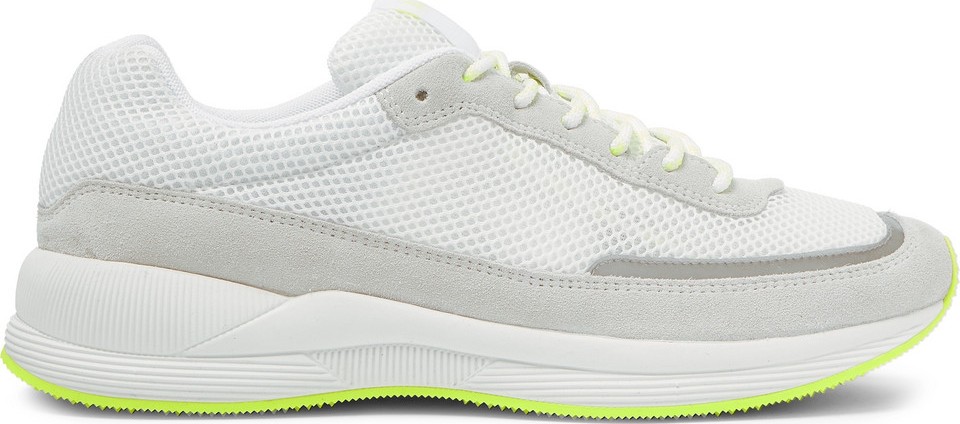 A.P.C. Teenage Mary Reflective-Trimmed Mesh and Suede Sneakers