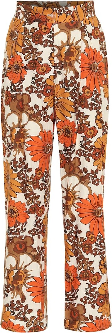 DODO BAR OR Floral cotton pants
