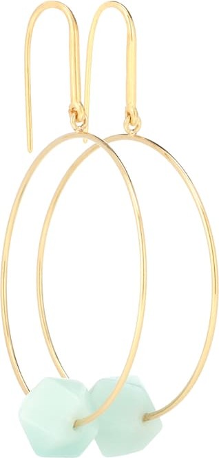 Isabel Marant Stone-embellished hoop earrings