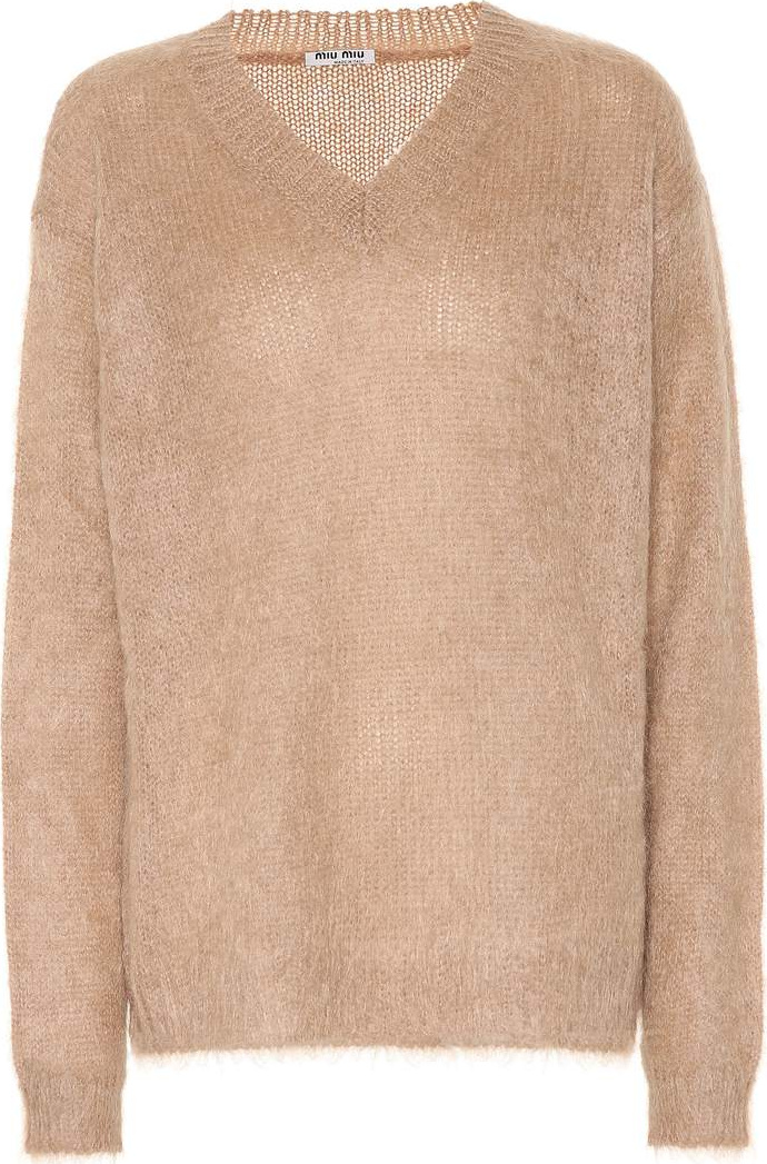Miu Miu Mohair-blend sweater