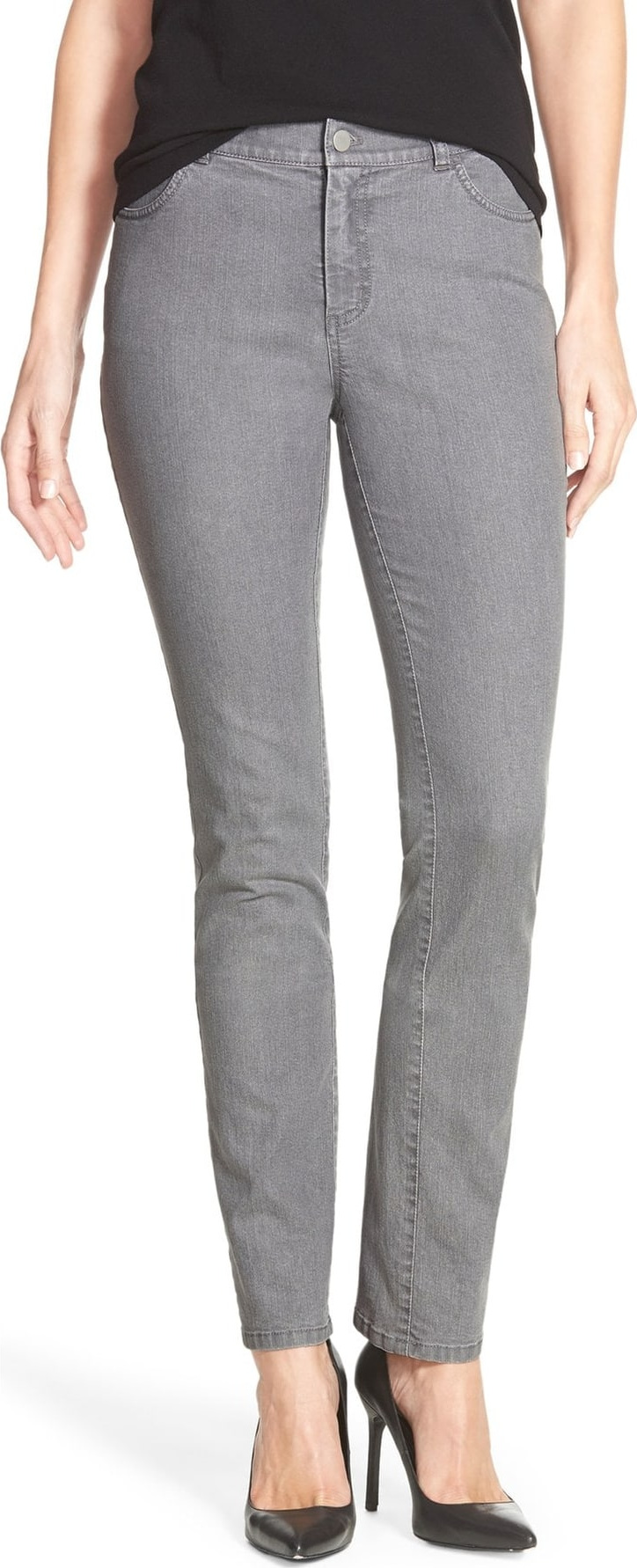 Lafayette 148 New York Curvy Fit Slim Leg Jeans