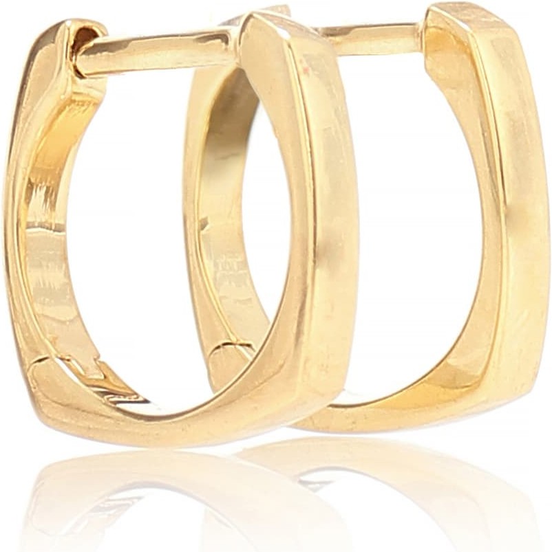 Aliita Aro B Medio 9kt gold hoop earrings