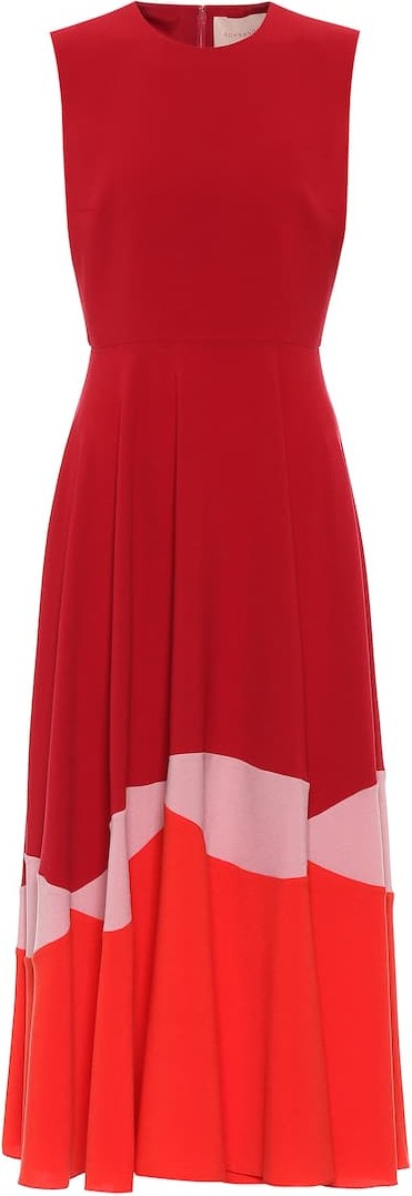 Roksanda Alesi crêpe midi dress