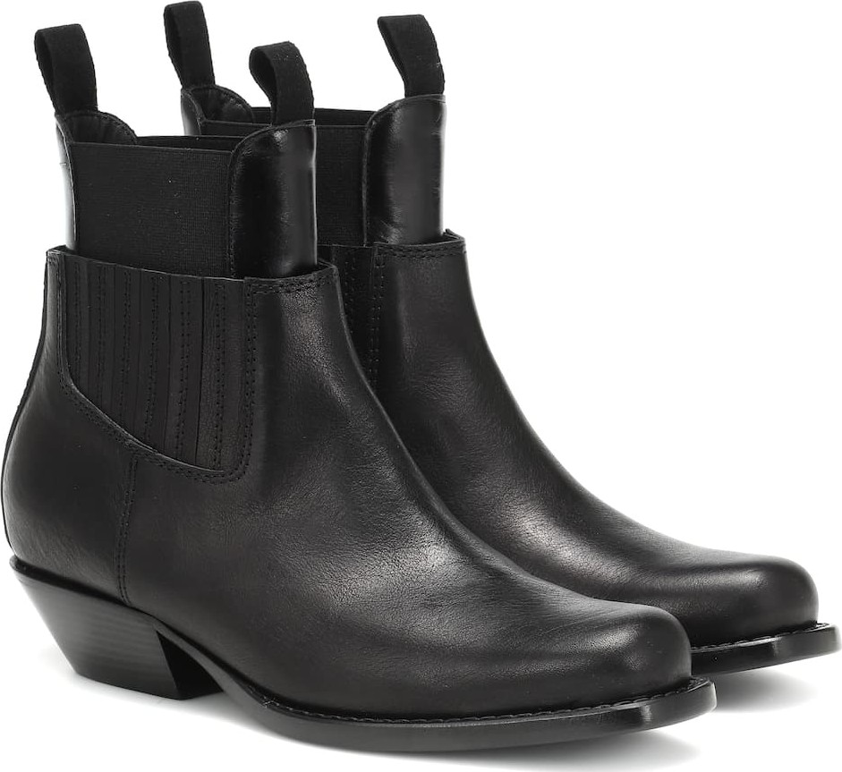 MM6 Maison Margiela Leather ankle boots