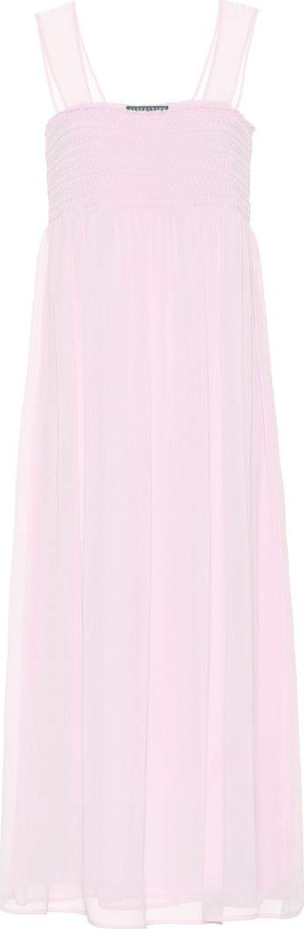 Alexachung Smocked midi dress