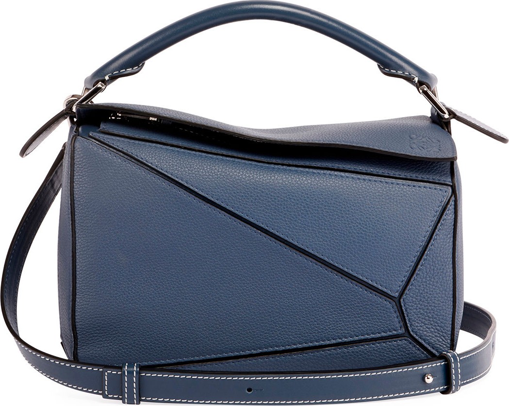 LOEWE Puzzle Small Grained Satchel Bag