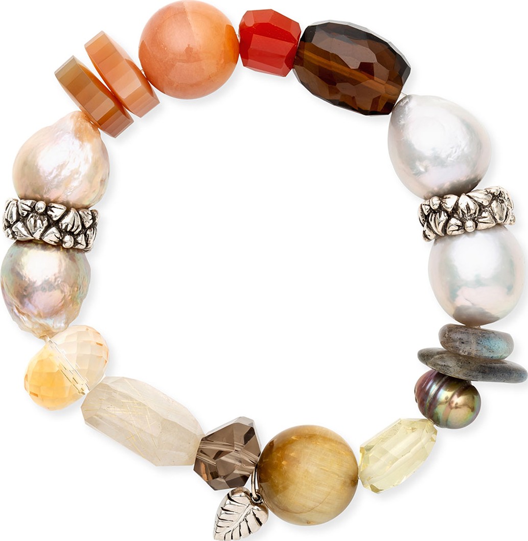 Stephen Dweck Multi-Stone Stretch Bracelet