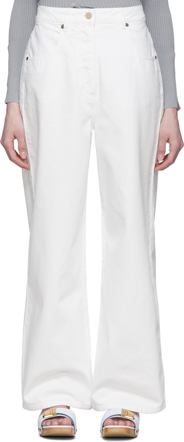 Jacquemus White 'Le Jean De Nimes' Jeans