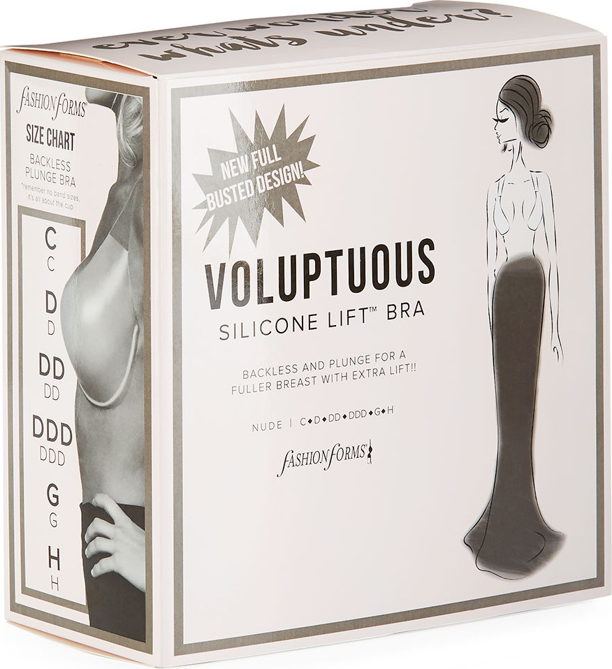 Fashion Forms Voluptuous Silicone Adhesive Lift Bra, Nude