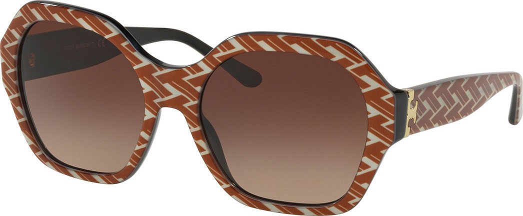 Tory Burch Octagon Gradient Acetate Sunglasses