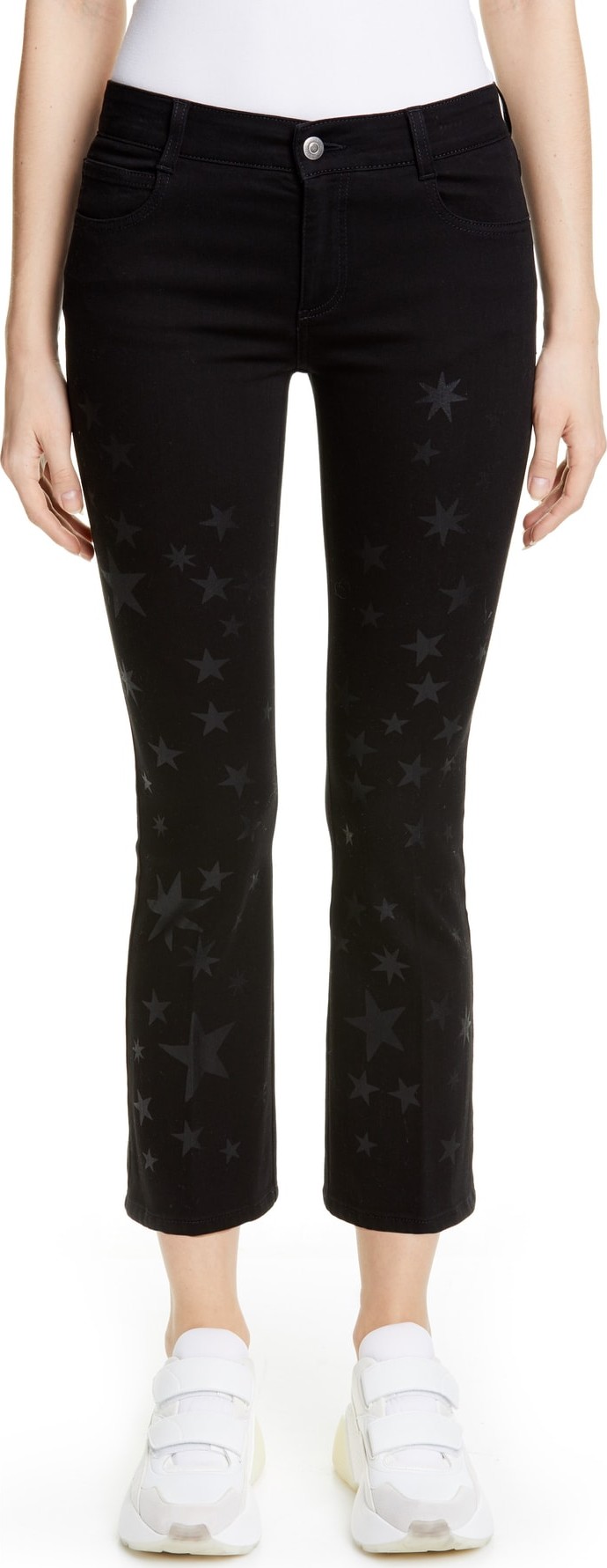 Stella McCartney Star Print Skinny Kick Jeans