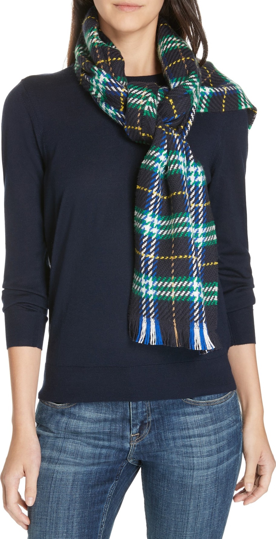 Burberry London England Multicolor Vintage Check Wool Scarf