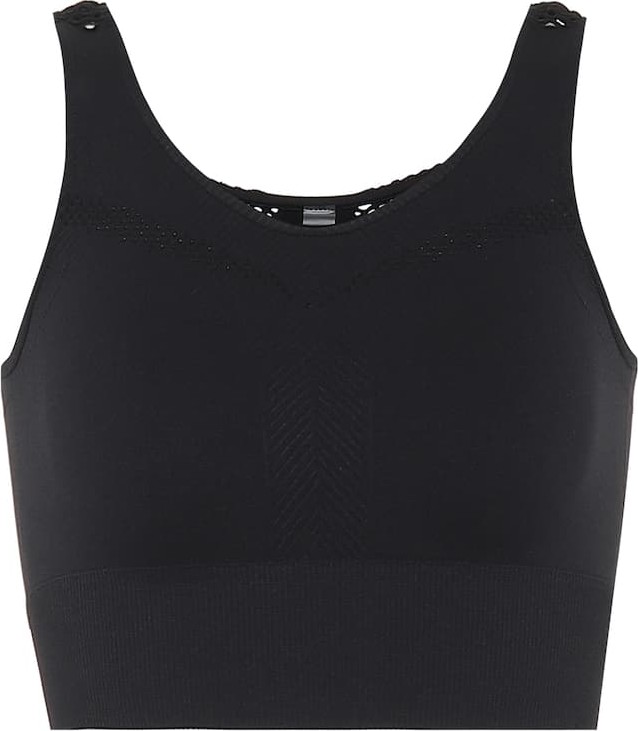 Varley Grayson jersey and mesh sports bra