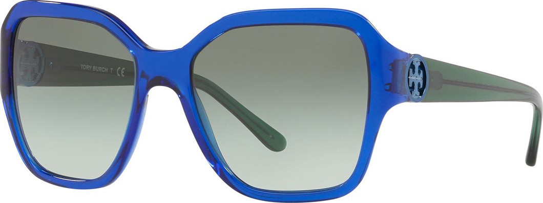 Tory Burch Square Acetate Gradient Sunglasses