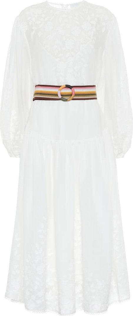 Zimmermann Zinnia appliqué midi dress