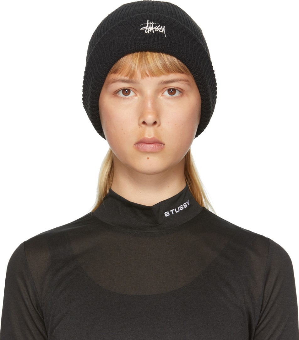 Stussy Black Basic Cuff Beanie