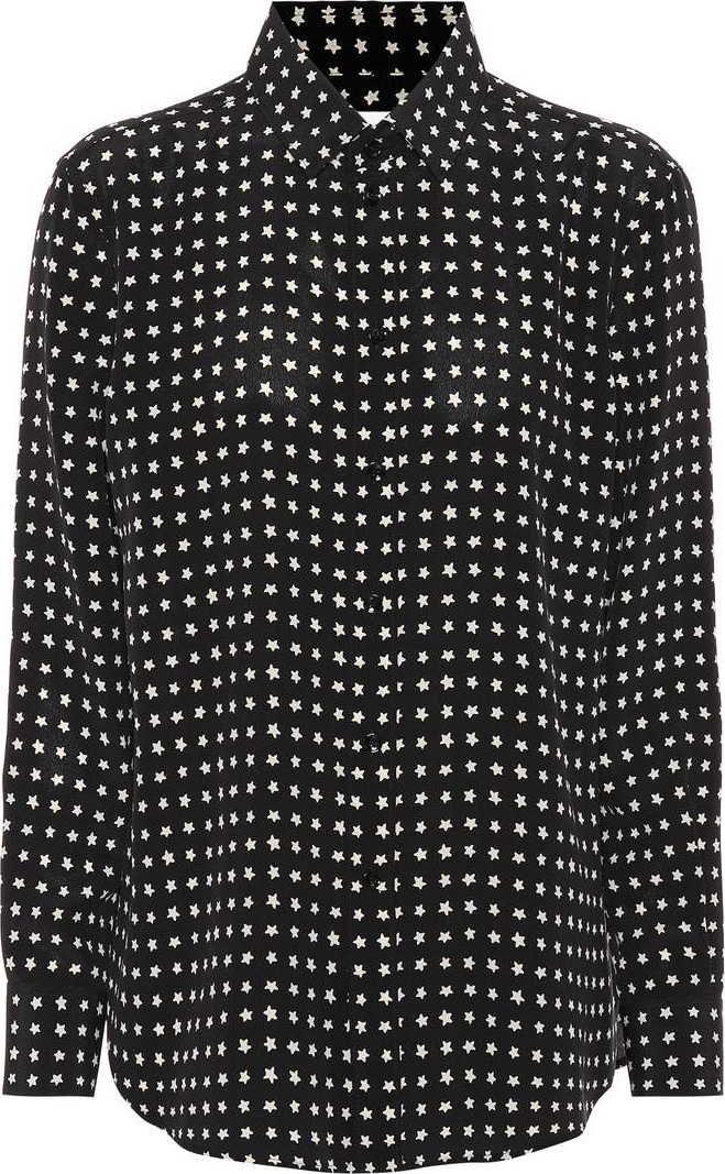 Saint Laurent Printed silk shirt