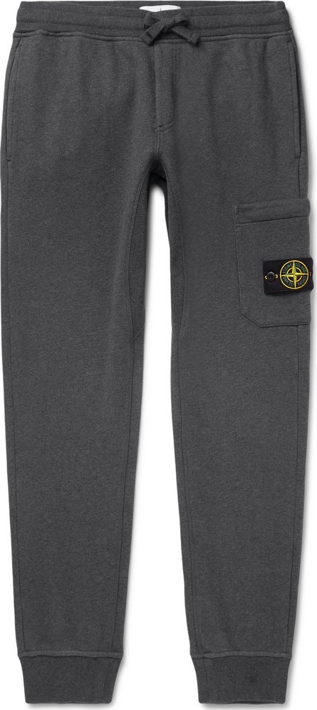 Stone Island Tapered Loopback Cotton-Jersey Sweatpants