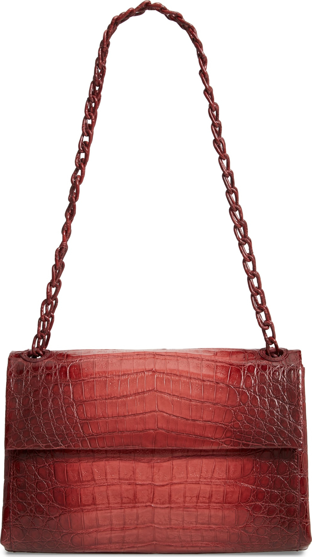 Nancy Gonzalez Dégradé Genuine Crocodile Shoulder Bag