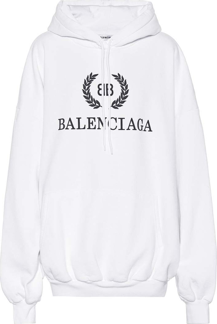 Balenciaga Printed cotton hoodie