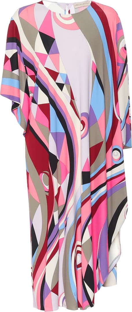Emilio Pucci Printed jersey midi dress