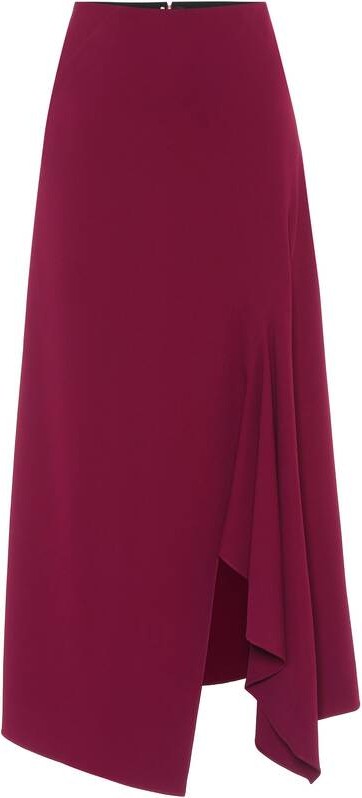 Roland Mouret Whiteleaf stretch-crêpe midi skirt