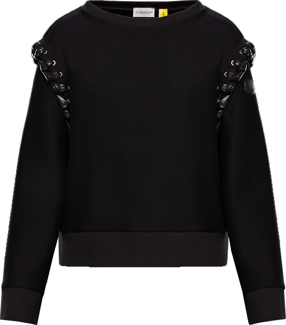 Moncler Genius x noir round neck jumper