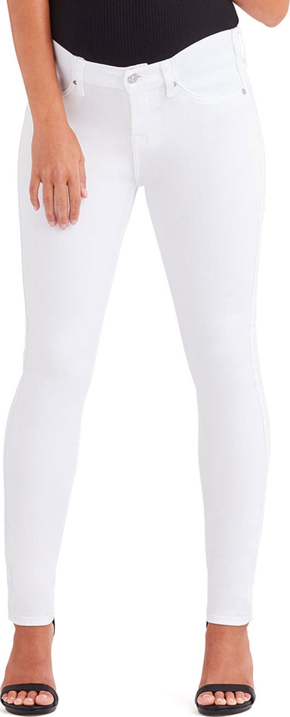 7 For All Mankind Ankle Skinny Maternity Jeans w/ Faux Pockets