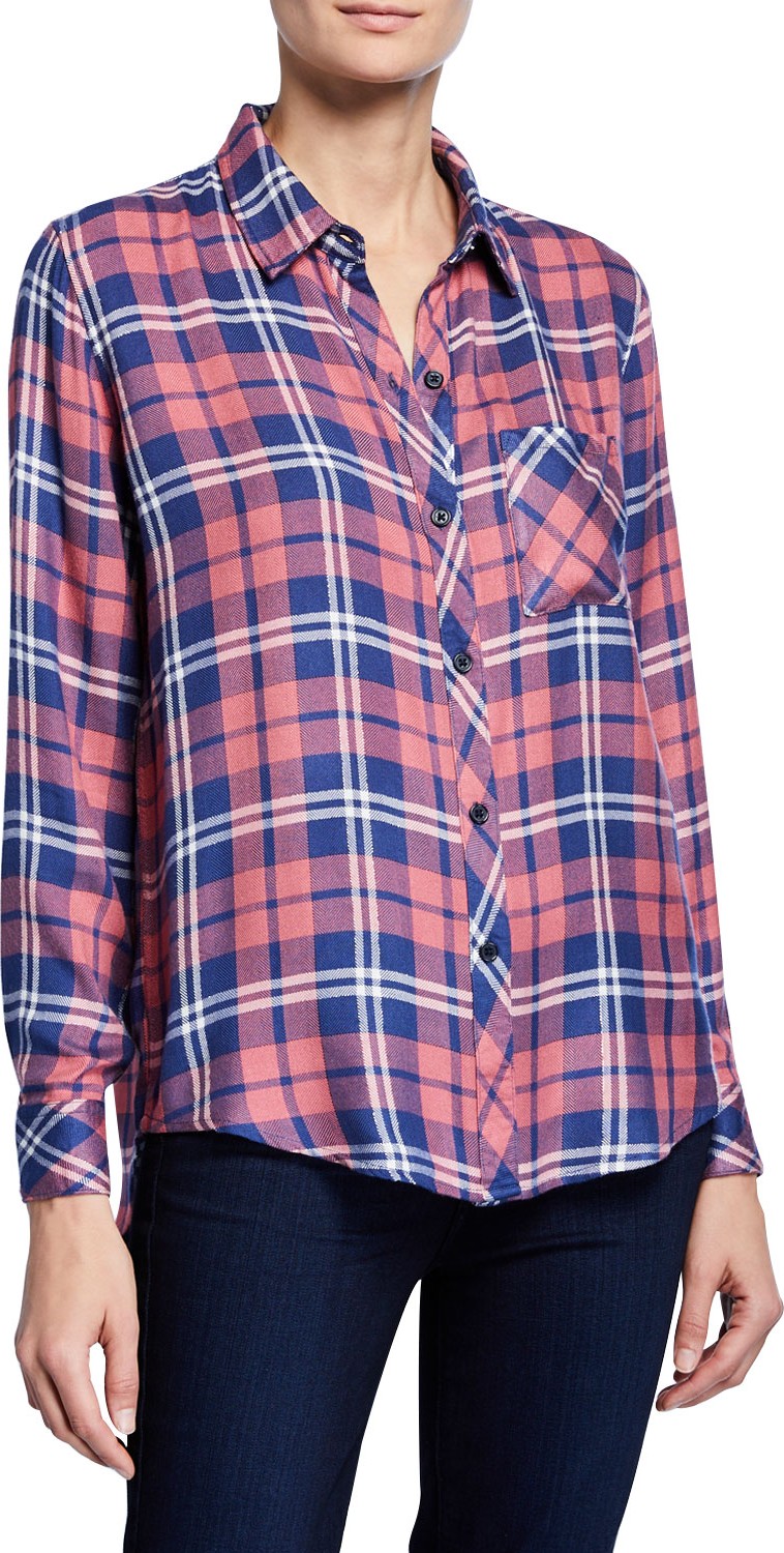 RAILS Hunter Plaid Button-Down Long-Sleeve Shirt