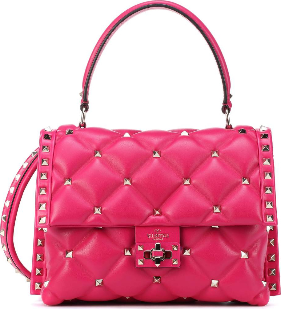 Valentino Valentino Garavani Candystud leather shoulder bag