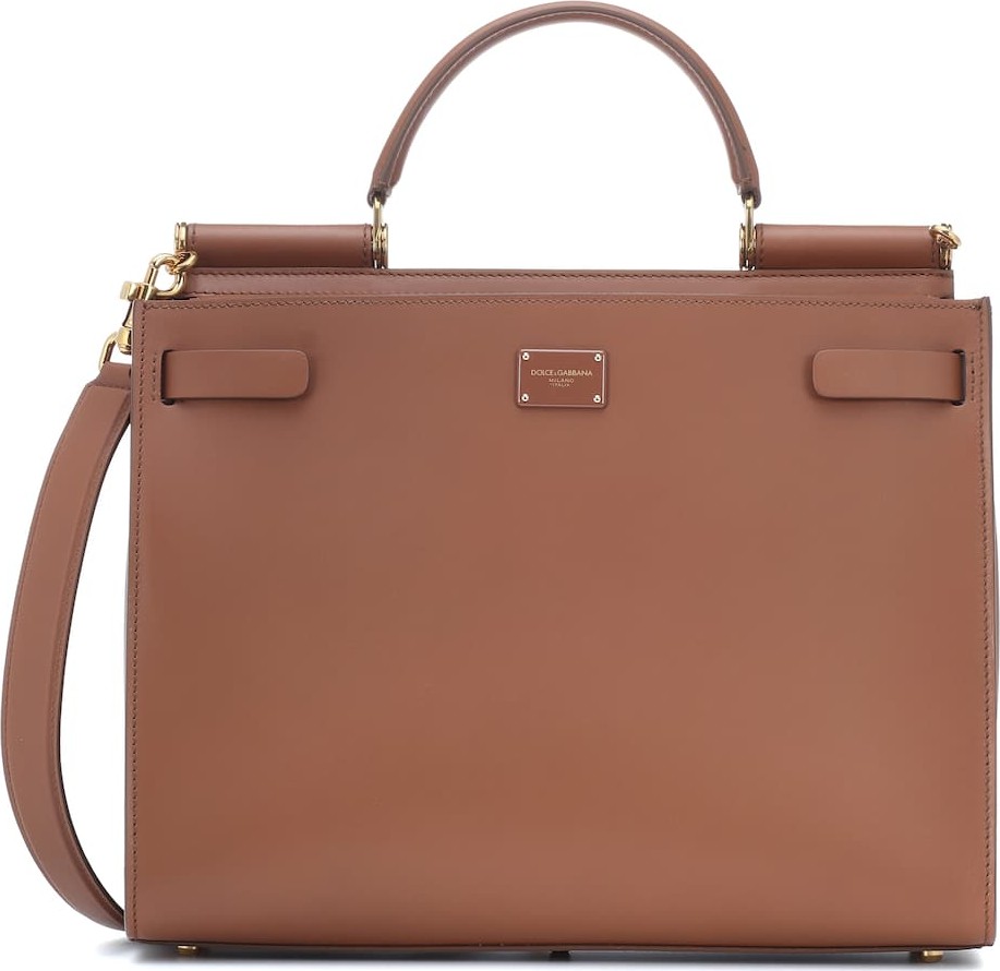 Dolce & Gabbana Sicily 62 Large leather tote