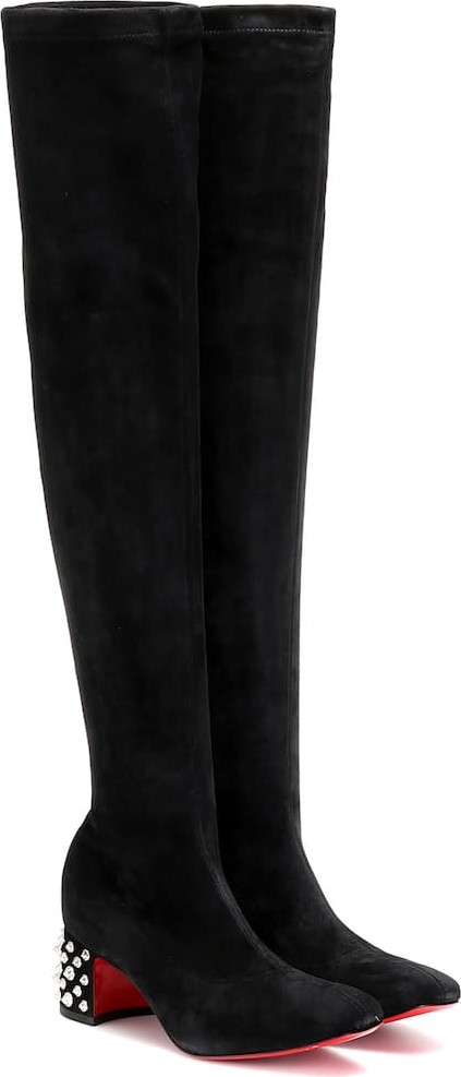 Christian Louboutin Study Stretch 55 suede boots
